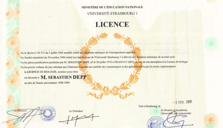 Diplome+Licence+Depp